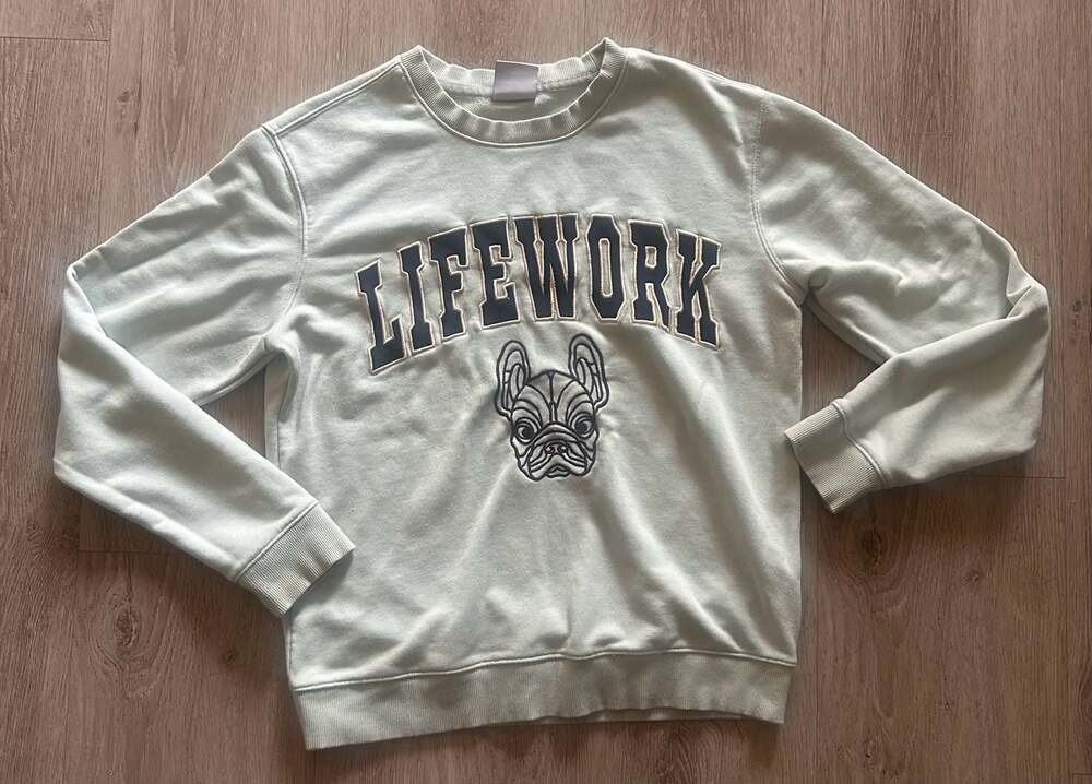 Lifework French Bulldog Graphic Crewneck Sweatshirt